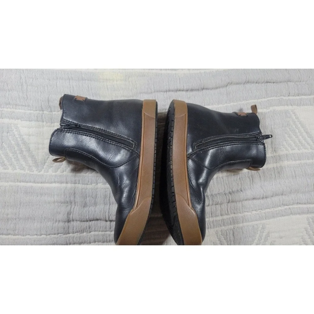 Pediped Flex Chelsea Boots Kids Size‎ 12–12.5 EU 29 Black Leather Ankle Boots